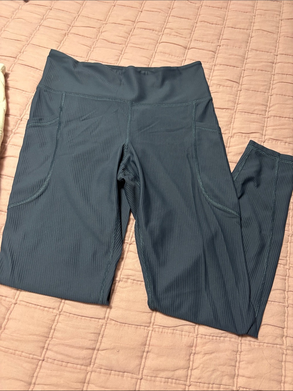 Old Navy Ribbed Leggings in Dark Teal